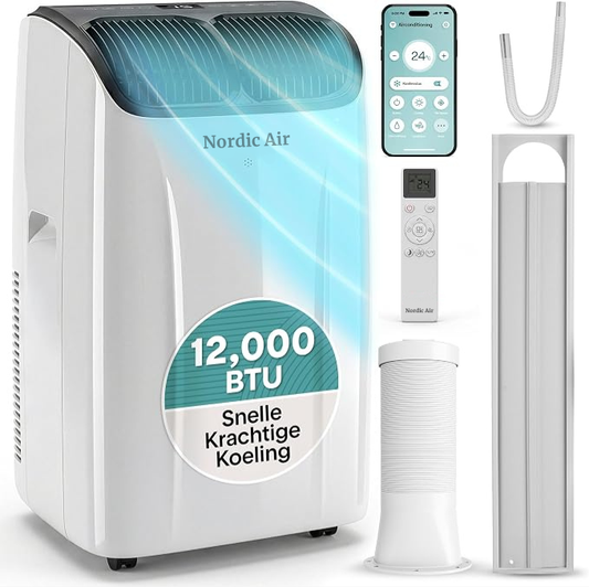 Nordic Air Mobiele Airco - Flexibele 3 in 1